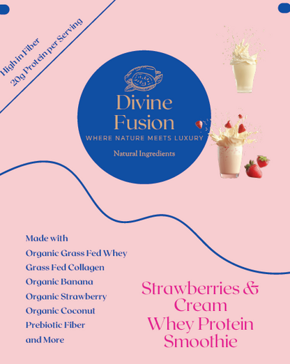 Strawberries & Cream Wellness Fusion Shake