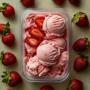 Strawberry Protein Ice Cream